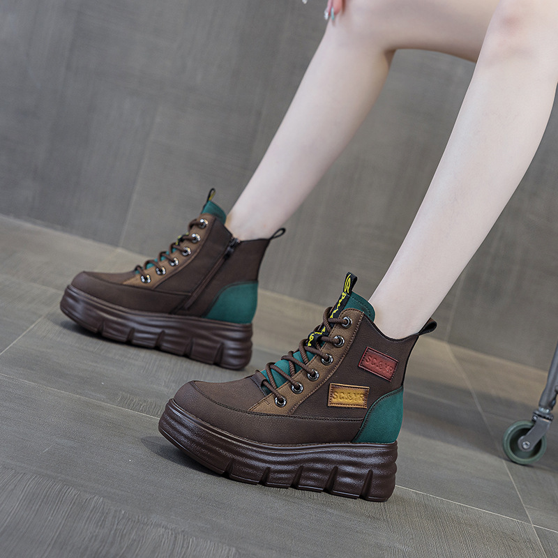 Ethnic Fashion Women - Women Platform Boots Winter Fashion Color