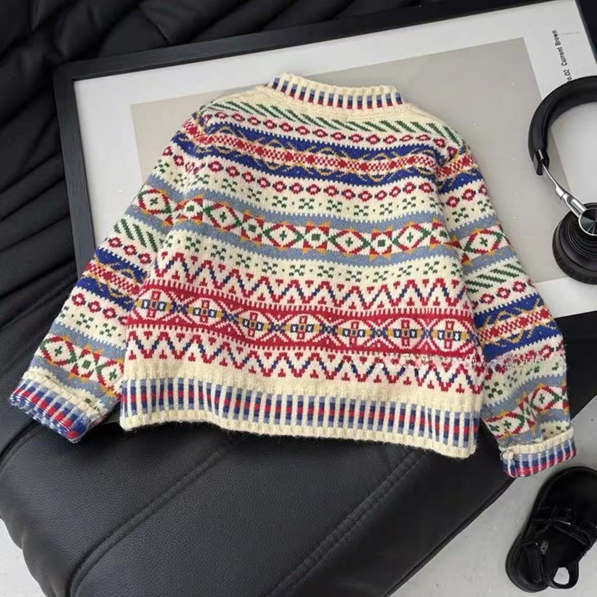Girls Fashion Knitted Cardigan - Kids Ethnic Fashion 评论和价格
