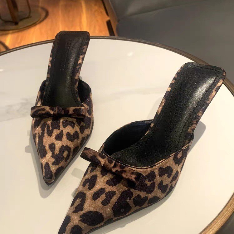 women's leopard-print pointed  - Ethnic Fashion Women 评论和价格