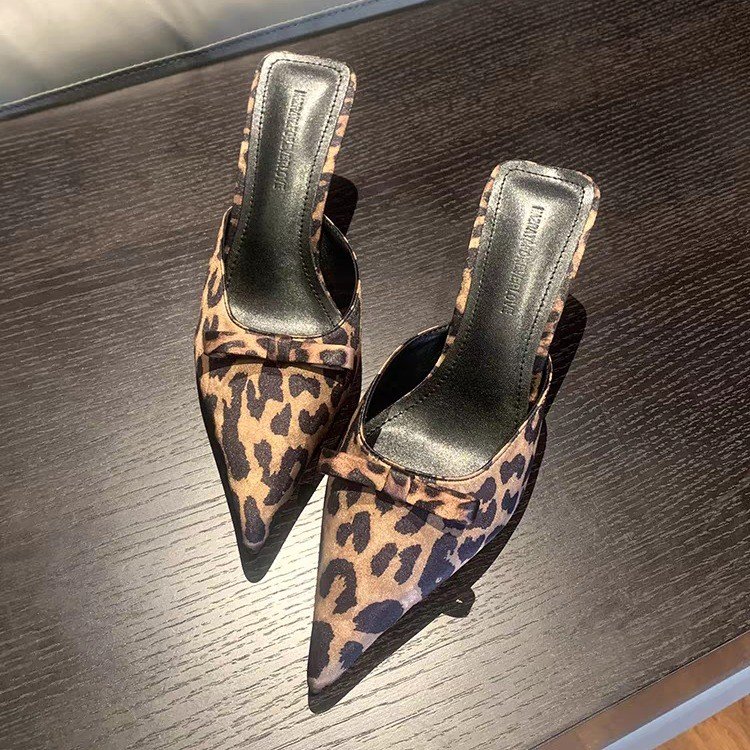 women's leopard-print pointed  - Ethnic Fashion Women 评论和价格