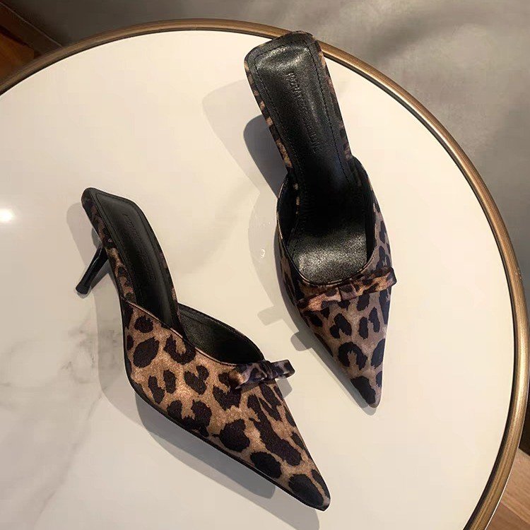 women's leopard-print pointed  - Ethnic Fashion Women 评论和价格