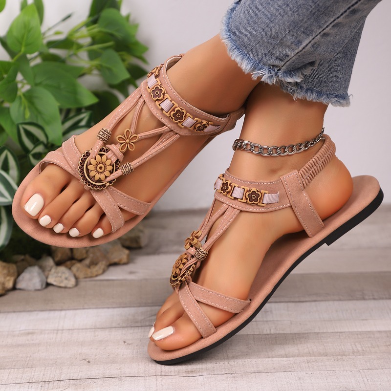 Vintage Ethnic Wind Soft Sole  - Ethnic Fashion Women 评论和价格