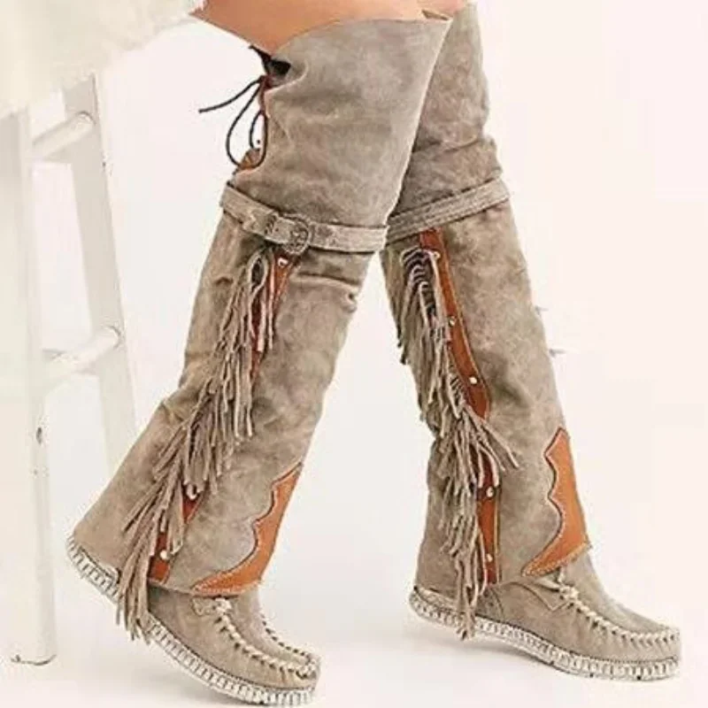 Fashion Bohemia Knee-length Wo - Ethnic Fashion Women 评论和价格