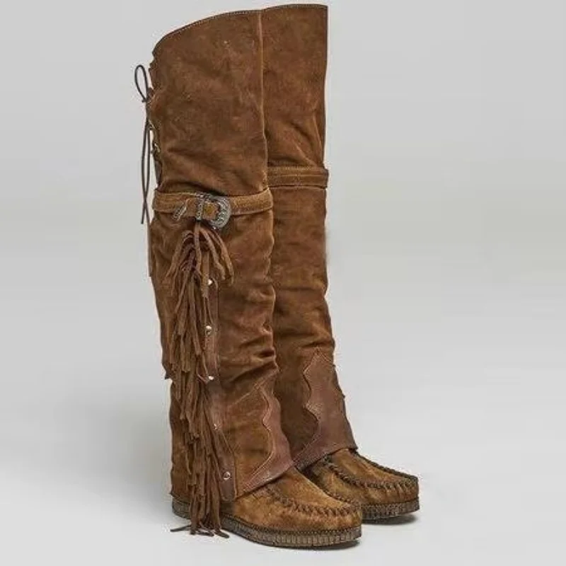 Fashion Bohemia Knee-length Wo - Ethnic Fashion Women 评论和价格