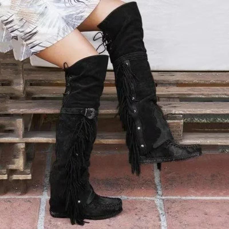 Fashion Bohemia Knee-length Wo - Ethnic Fashion Women 评论和价格
