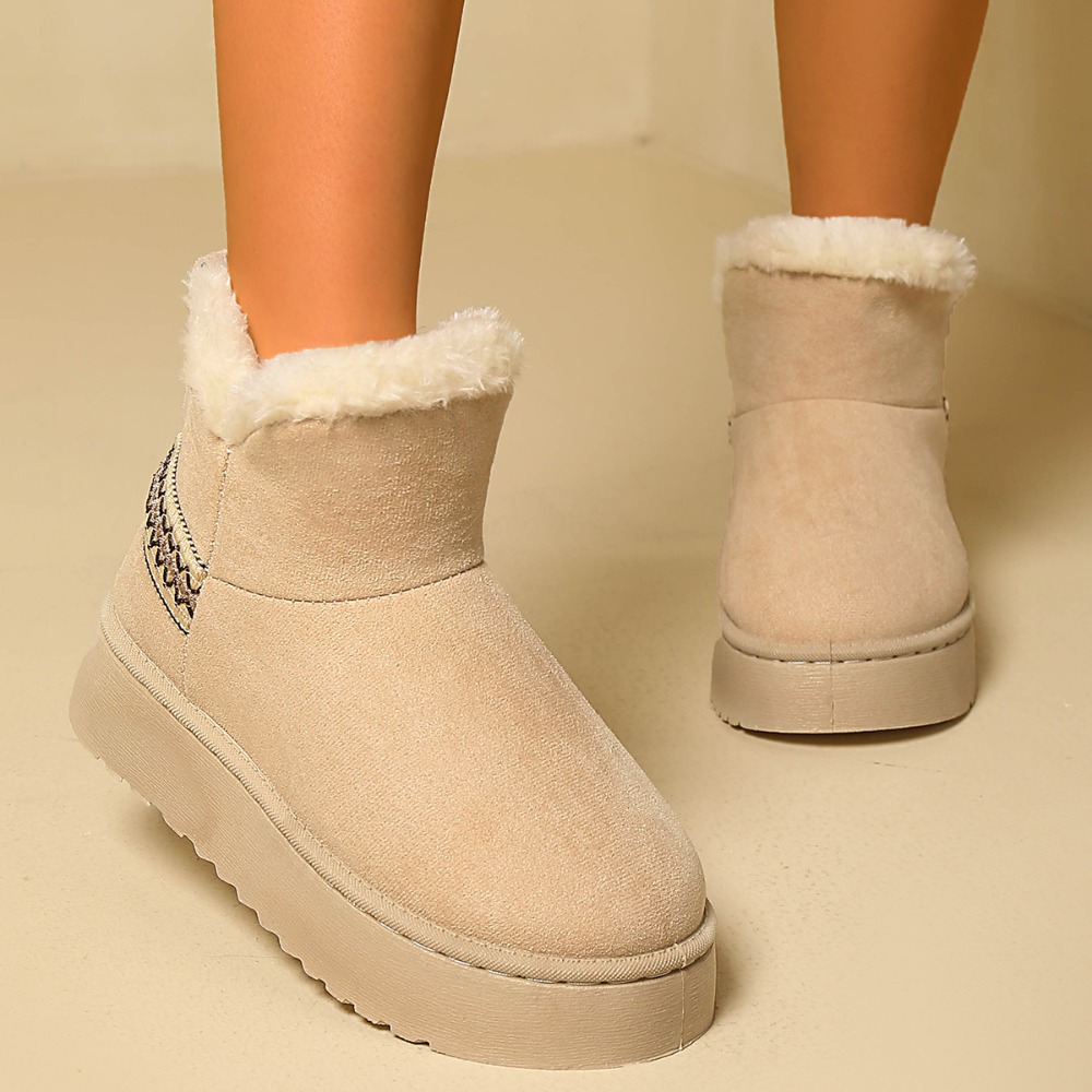 New Winter Women's Suede Snow  - Ethnic Fashion Women 评论和价格