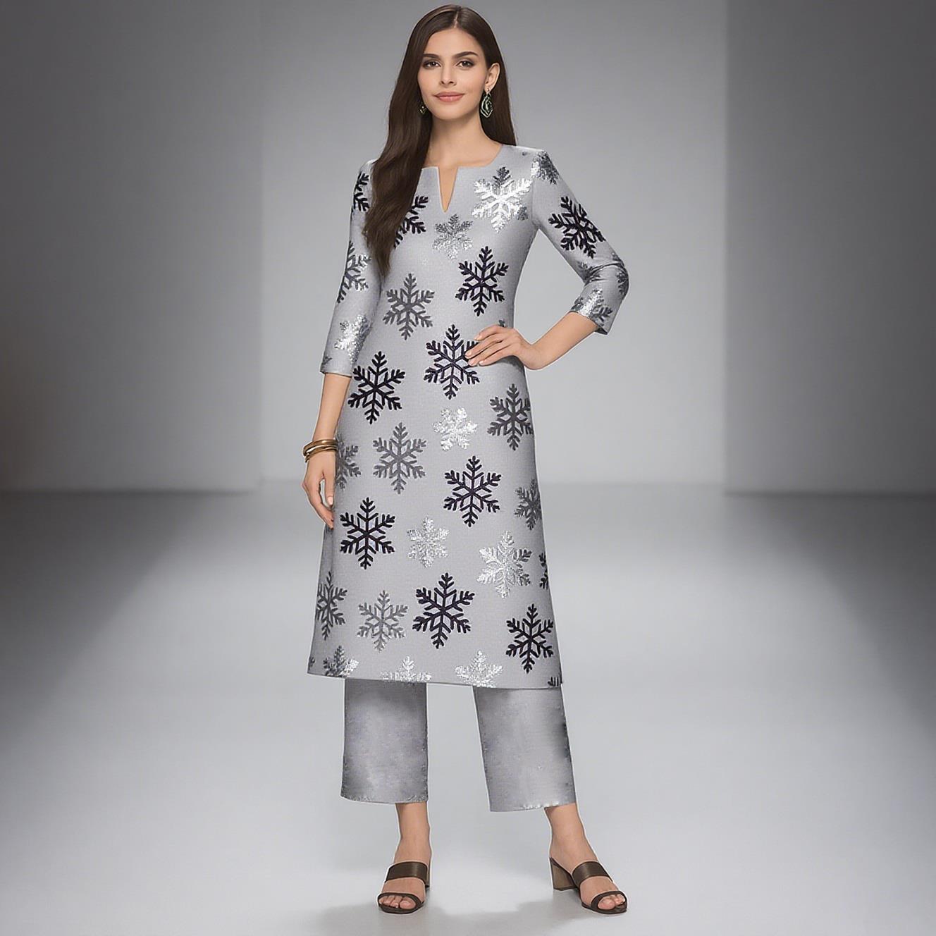 Muslim Kurt Women's Casual Fas - Ethnic Fashion Kurtis 评论和价格