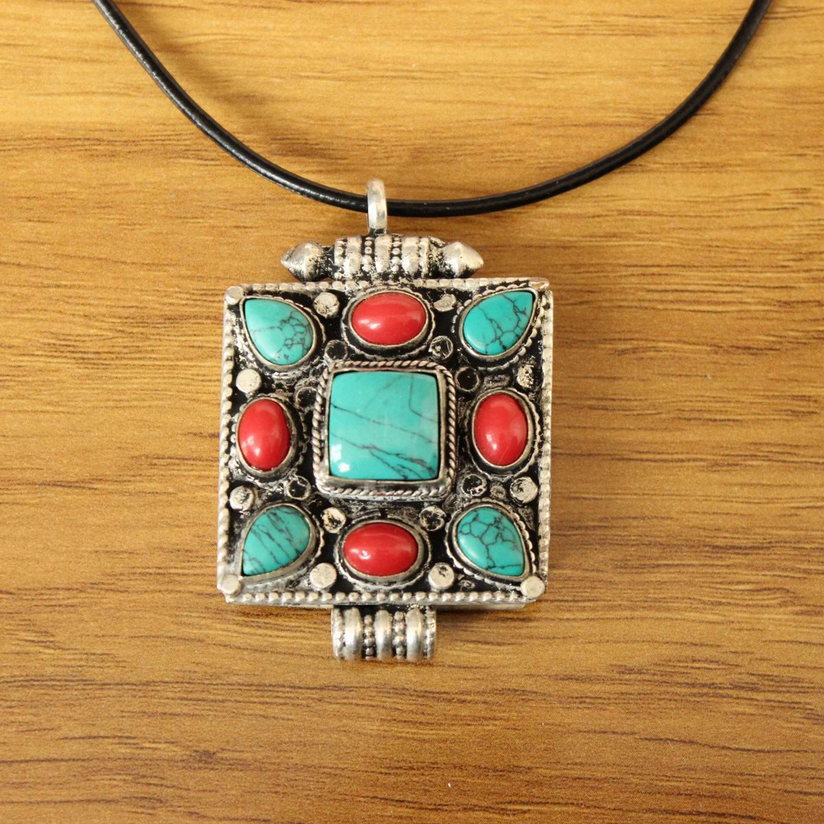 PN257 Ethnic Tibetan Silver Me - Ethnic Fashion Store 评论和价格