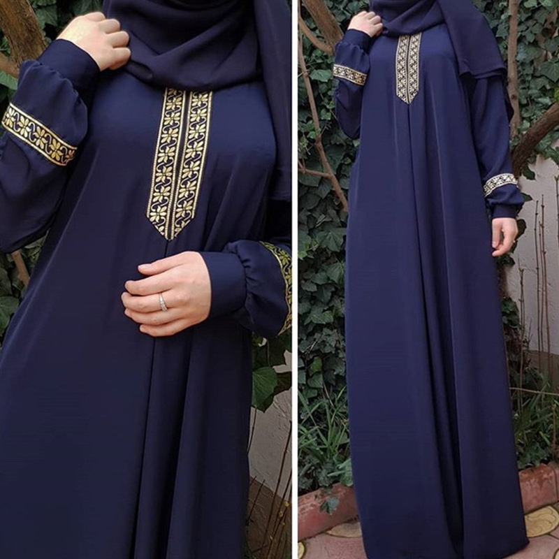 Muslim Ethnic Style Print Abay - Winter Ethnic Fashion For Women 评论和价格