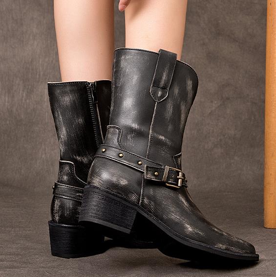 4.5cm Cow Natural Genuine Leat - Ethnic Fashion Women 评论和价格