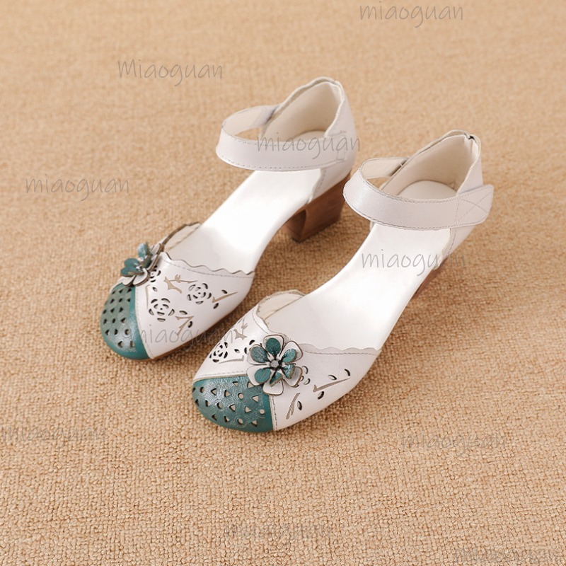 Hollow Out Cover Toe Gladiator - Ethnic Fashion Women 评论和价格