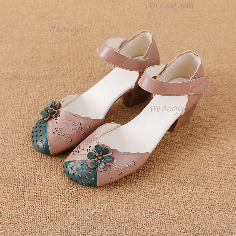 Hollow Out Cover Toe Gladiator - Ethnic Fashion Women 评论和价格