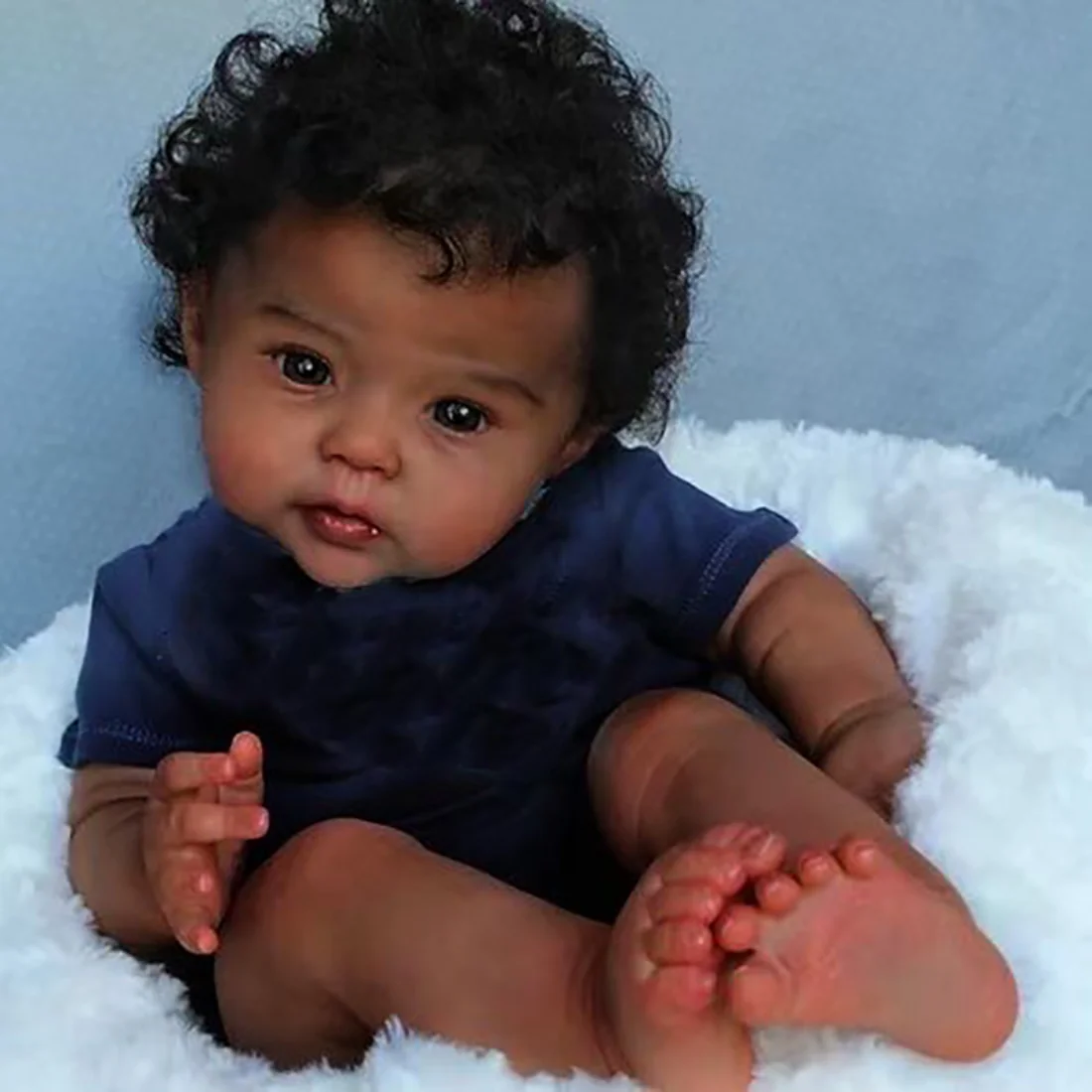 48CM Finished Doll Reborn Baby - Kids Ethnic Fashion 评论和价格