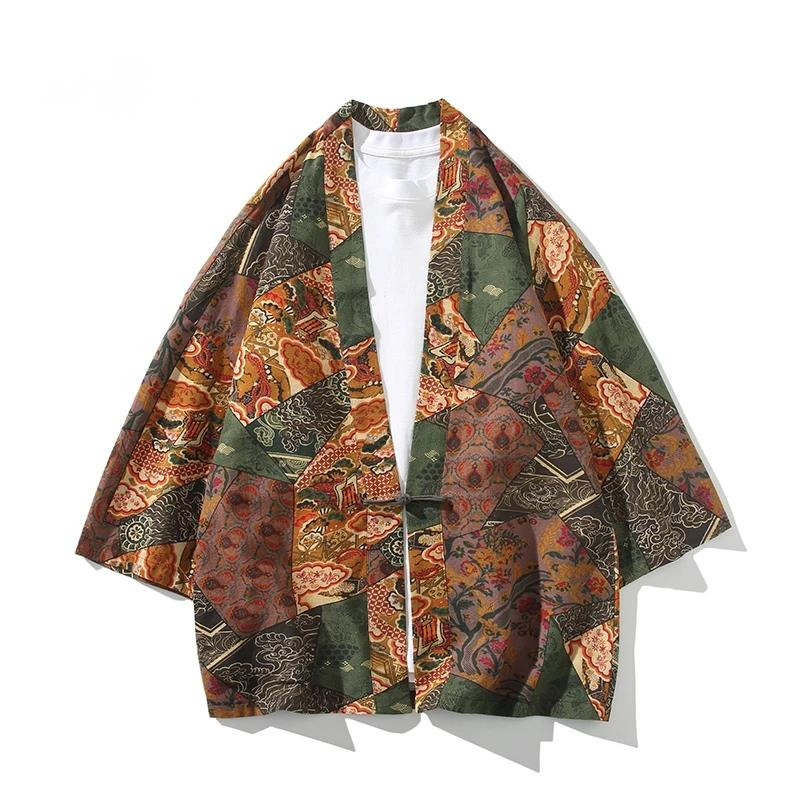 Ethnic Style Print Yukata Men  - Ethnic Fashion Women 评论和价格