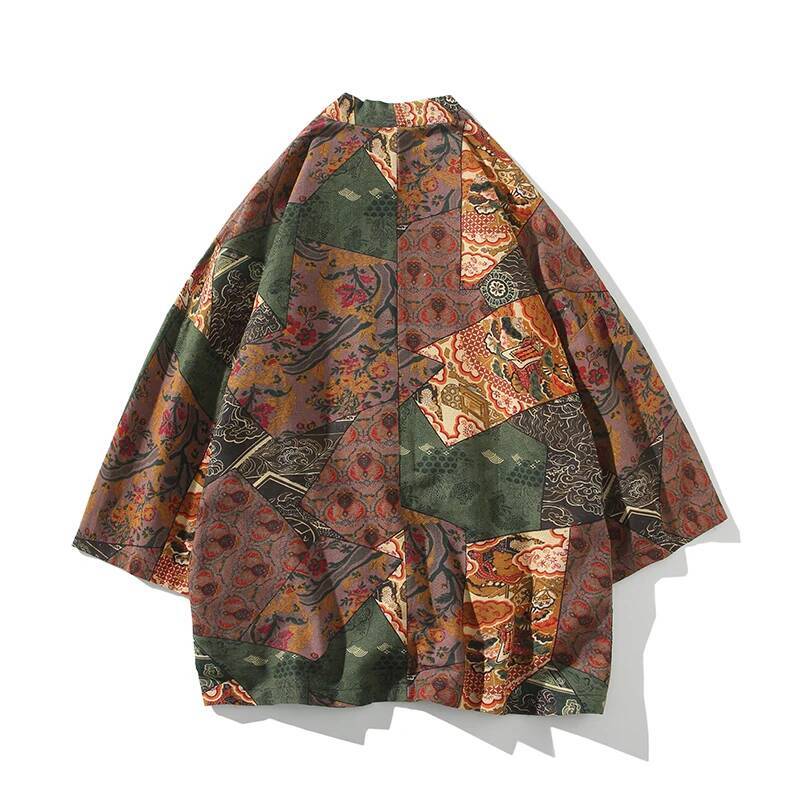 Ethnic Style Print Yukata Men  - Ethnic Fashion Women 评论和价格