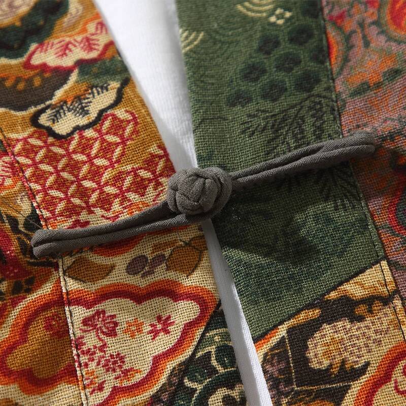 Ethnic Style Print Yukata Men  - Ethnic Fashion Women 评论和价格